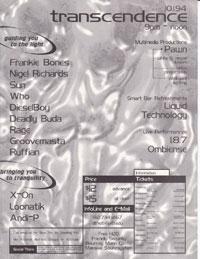 Transcendence flyer